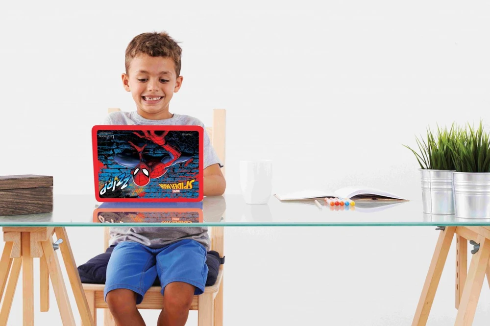 Laptop Nešiojamas kompiuteris Žmogus-voras, edukacinis nešiojamas kompiuteris, dvikalbis, pl/angl, 124 veiklos