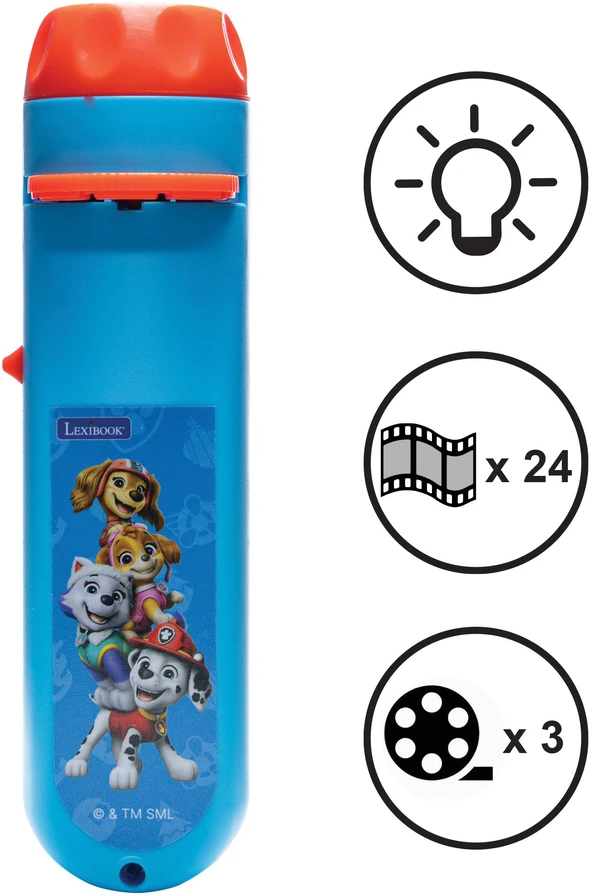 Lexibook - „Paw Patrol“ istorijų projektorius ir žibintuvėlis - (LTC050PA)