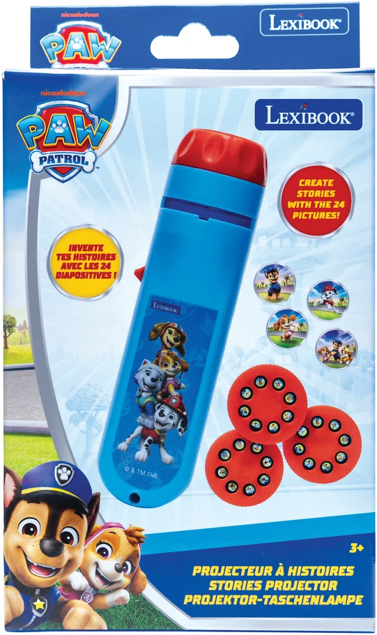 Lexibook - „Paw Patrol“ istorijų projektorius ir žibintuvėlis - (LTC050PA)