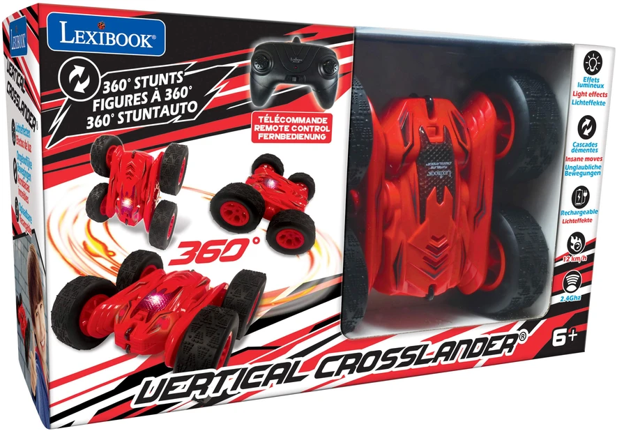 Lexibook - RC dvipusis triukų automobilis 360° (20319)