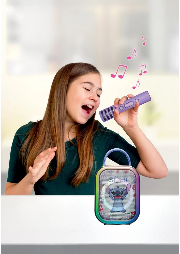 Lexibook - „Stitch Bluetooth®“ karaoke su 2 belaidžiais mikrofonais (BTC030D)