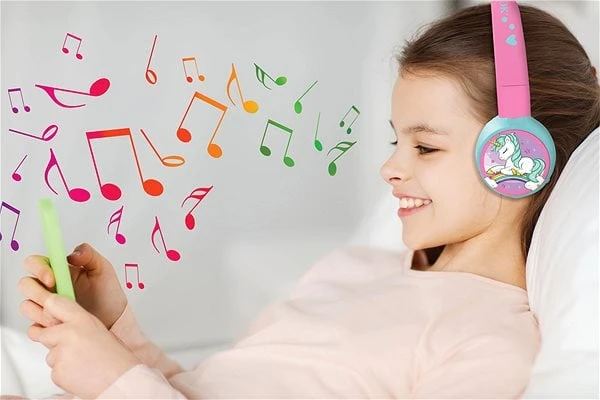 „Lexibook – Unicorn“ – 2 viename sulankstomos „Bluetooth®“ ausinės (HPBT010UNI)