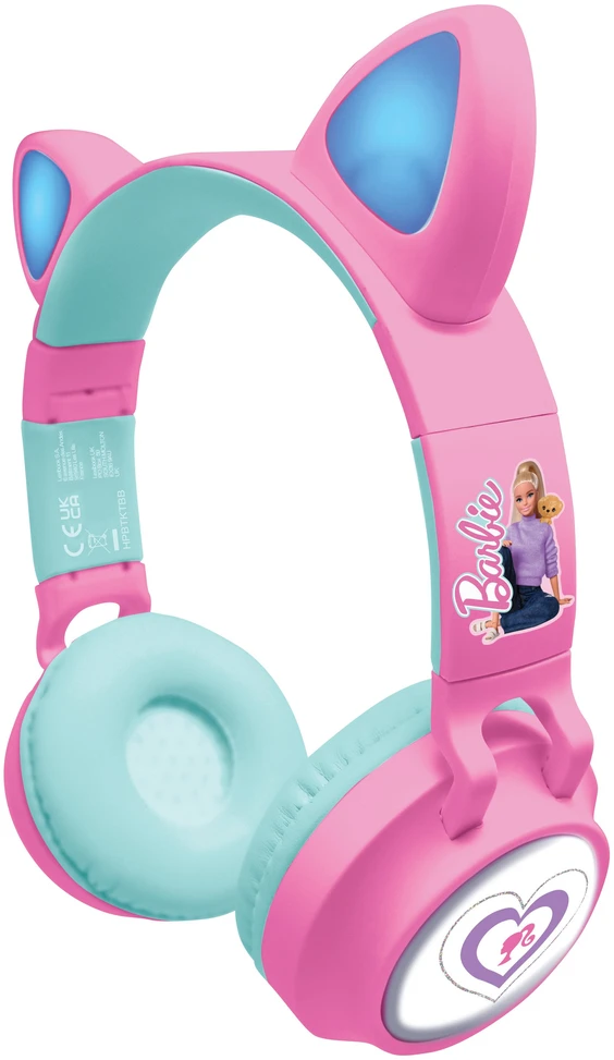 Lexibook,Barbie „Lexibook“ – „Barbie“ „Bluetooth“ ausinės su šviesa (HPBTKTBB)