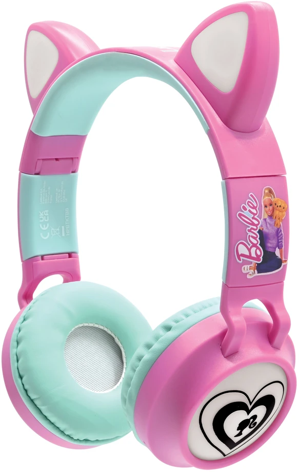 Lexibook,Barbie „Lexibook“ – „Barbie“ „Bluetooth“ ausinės su šviesa (HPBTKTBB)