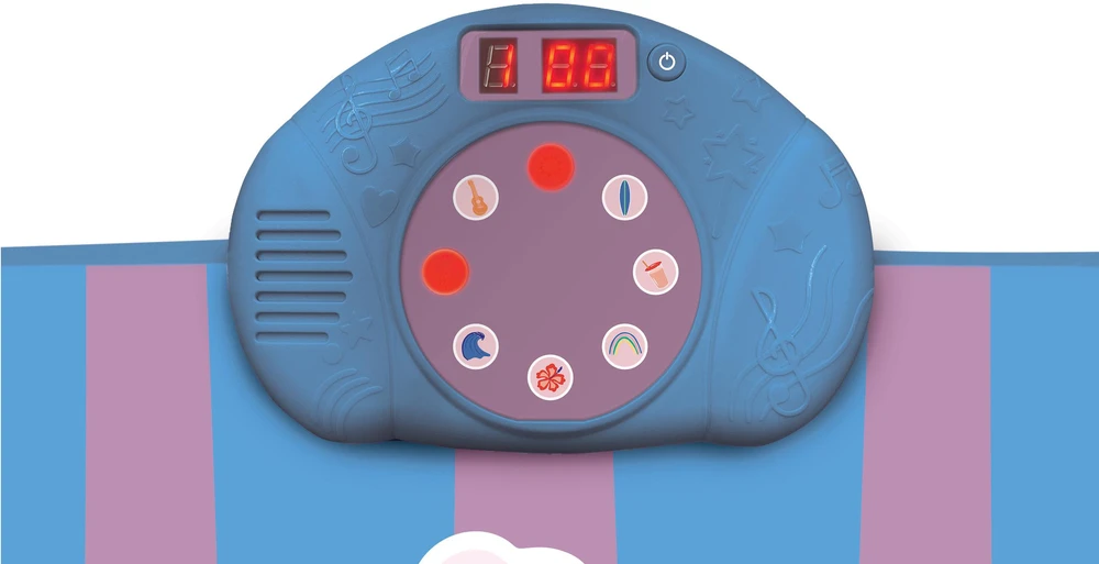 Lexibook,Disney „Lexibook“ – „Disney“ elektroninė muzikos grotuvo, „Bluetooth“ ir šviečiančio šokių kilimėlio „Stitch“ (DM10D)
