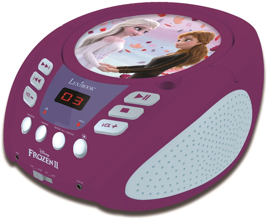 Lexibook,Disney Lexibook - Disney Frozen - Bluetooth CD grotuvas (RCD109FZ)