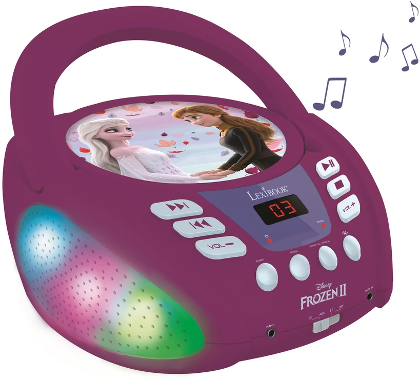 Lexibook,Disney Lexibook - Disney Frozen - Bluetooth CD grotuvas (RCD109FZ)