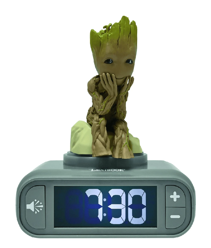 Lexibook,Disney Lexibook – „Groot“ naktinio apšvietimo žadintuvas su garsais (RL800GG)