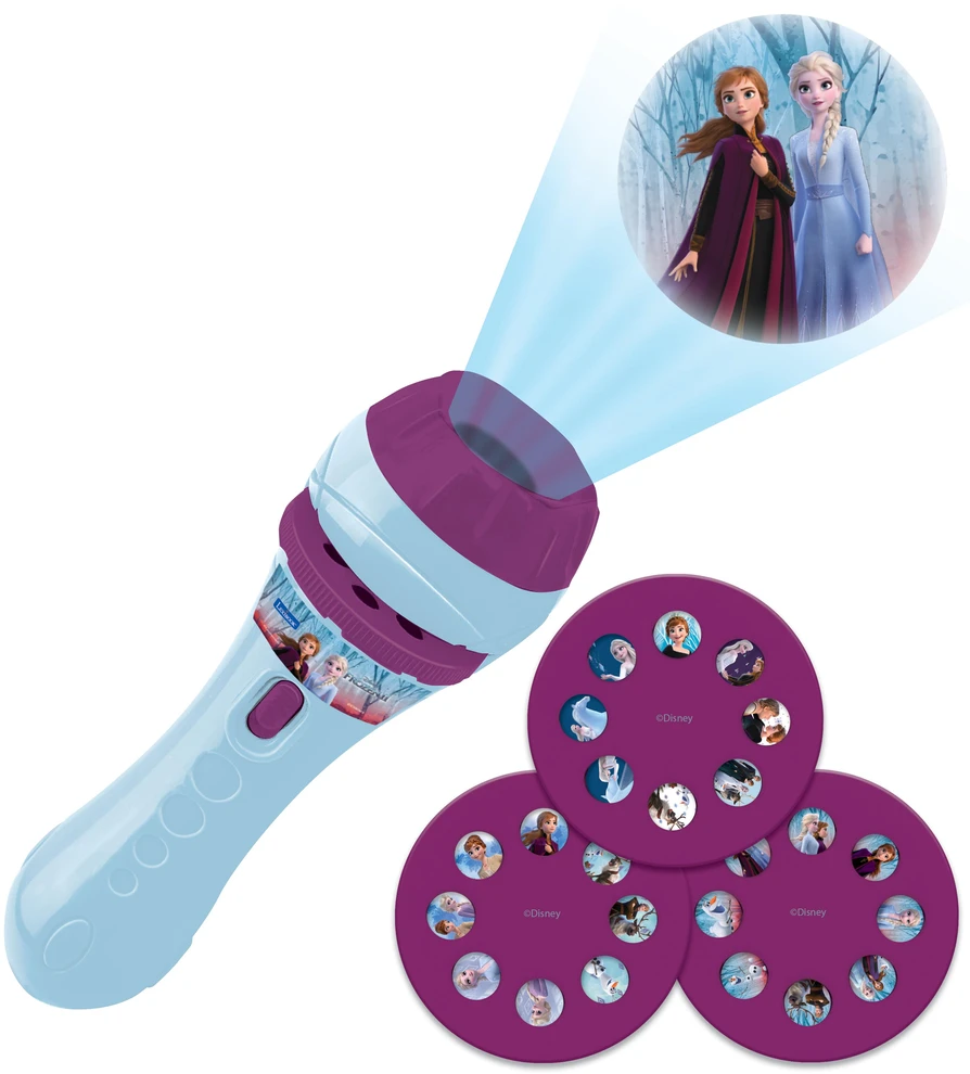 Lexibook,Disney „Lexibook“ – „Ledo šalies“ projektorius ir žibintuvėlis – (LTC050FZ)