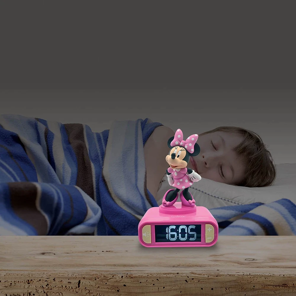 Minnie Lexibook žadintuvas su šviesa