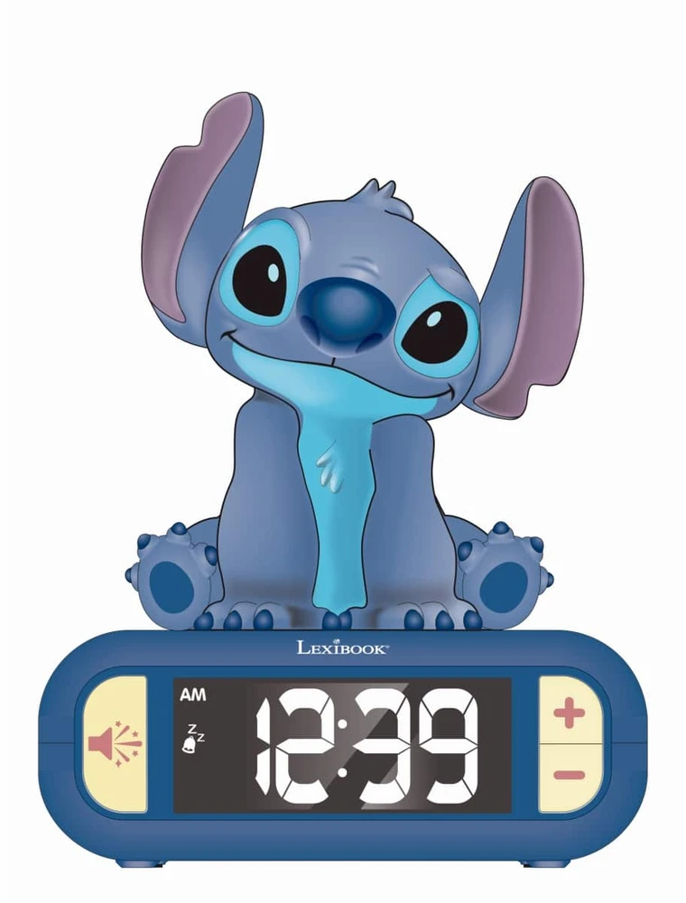 Lexibook Skaitmeninis žadintuvas su Stitch 3D naktiniu apšvietimu