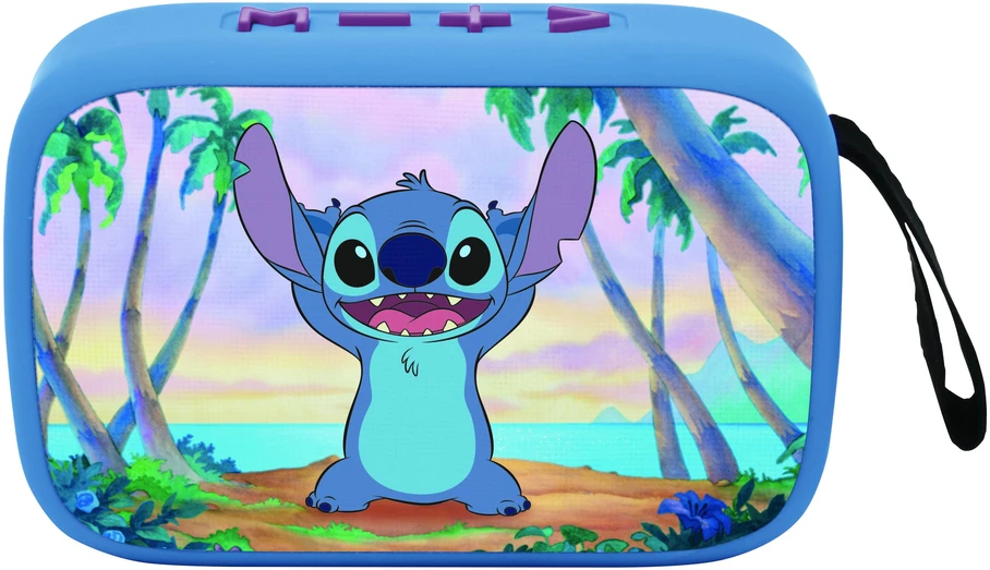 Lexibook,Disney „Lexibook – Stitch“ nešiojamasis „Bluetooth®“ garsiakalbis (BT018D)