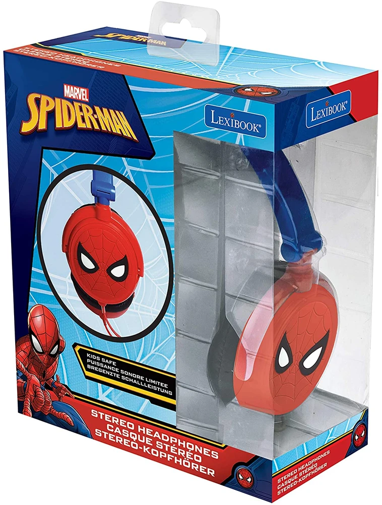 Sulankstomos ausinės 2 viename SpiderMan Lexibook