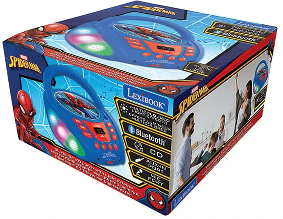 Lexibook Psi Patrol Boombox CD grotuvas AUX Bluetooth