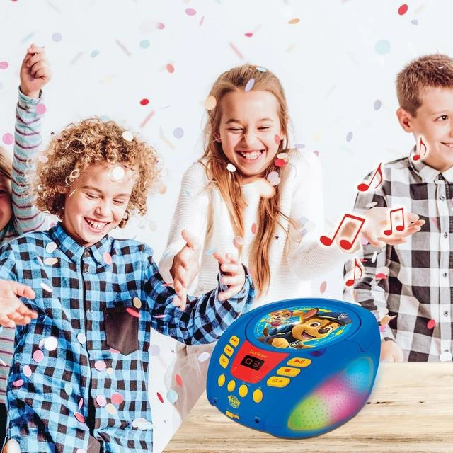 Lexibook Psi Patrol Boombox CD grotuvas AUX Bluetooth