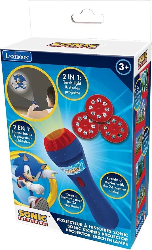 Lexibook,Sonic „Lexibook“ – garsinis projektorius ir žibintuvėlis (LTC050SN)