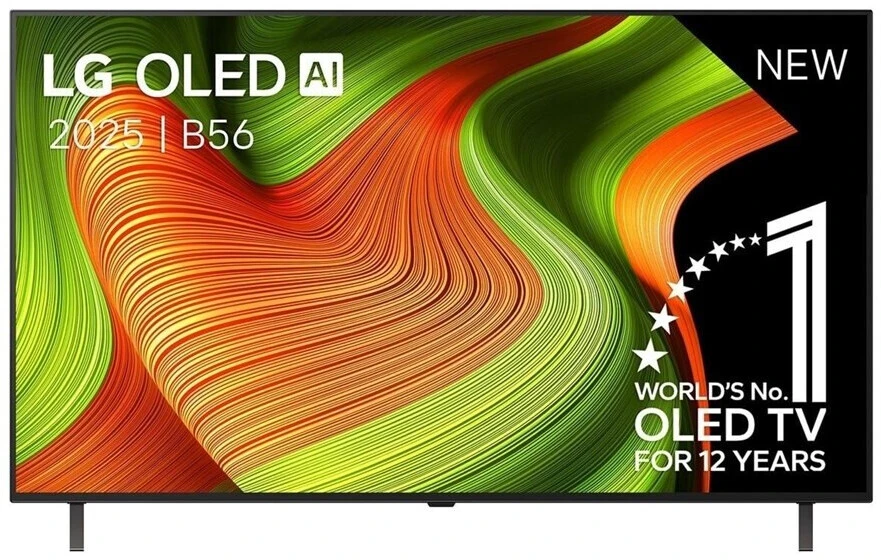 Televizorius LG – 55 colių OLED OLED55B56LA AI B5 4K Smart TV 2025