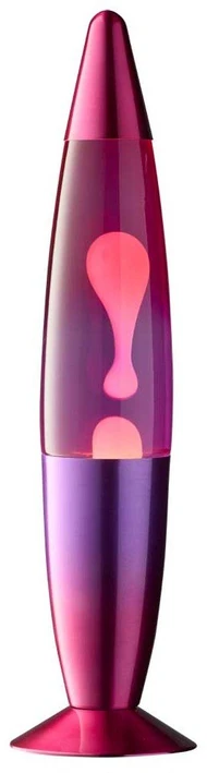 Light Up Šviečianti lavos lempa 41 cm LED – gražiai rožinė