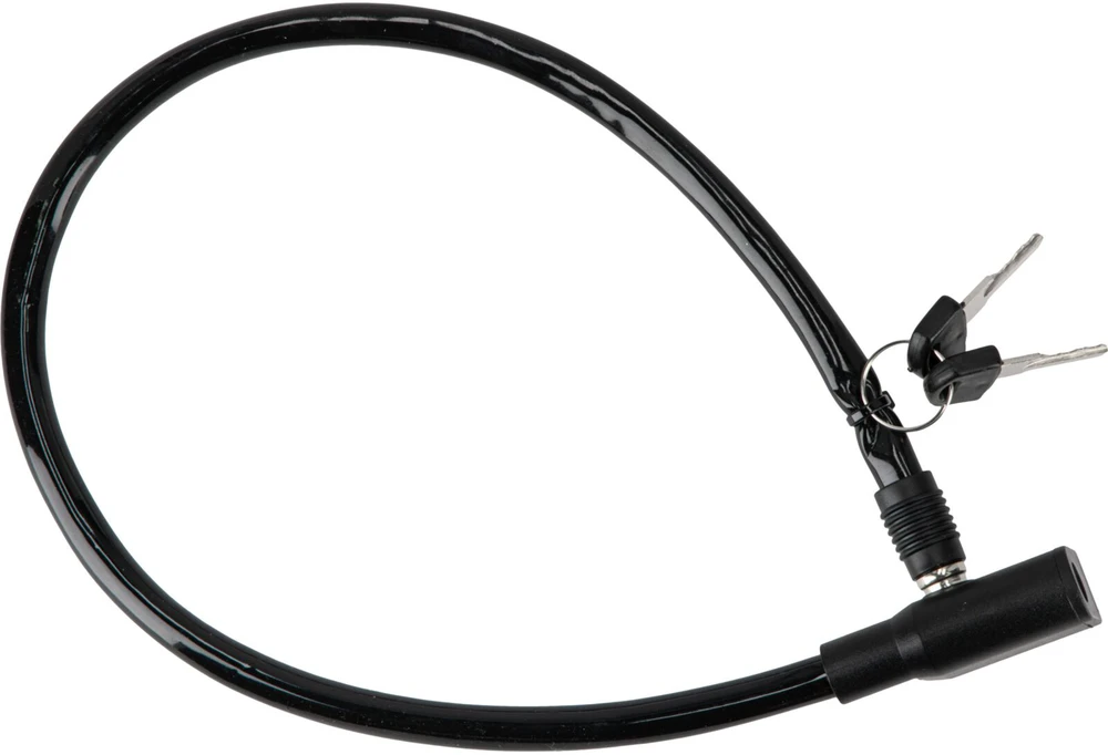 Mega Linka 550 mm PVC plieno lynas, spyna su raktu, dengtas plastiku.