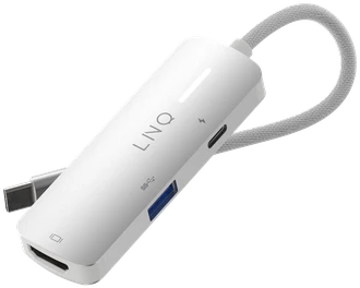 LINQ - 3in1 140W USB-C daugiaprievadis šakotuvas