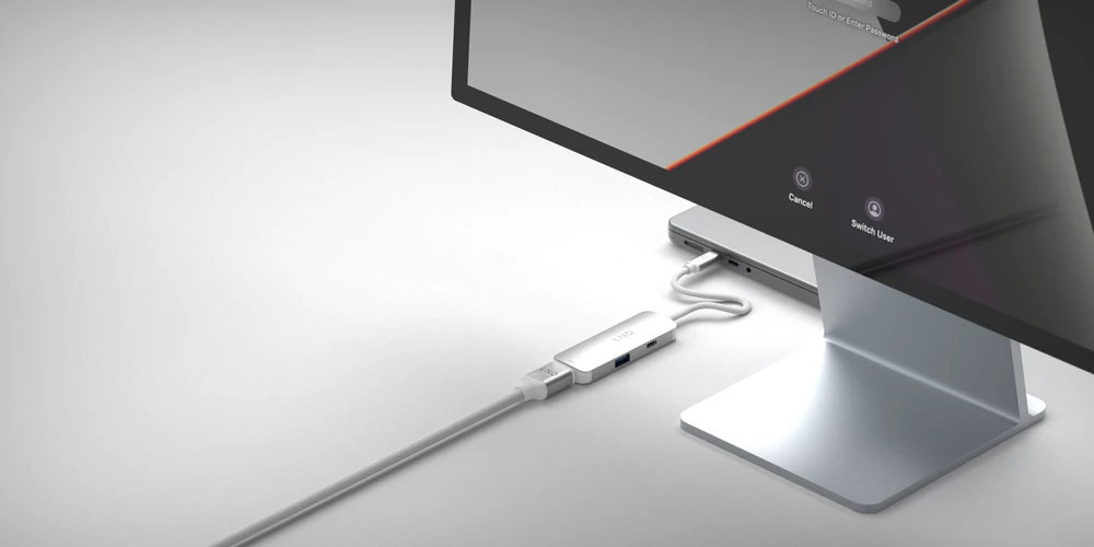 LINQ - 3in1 140W USB-C daugiaprievadis šakotuvas