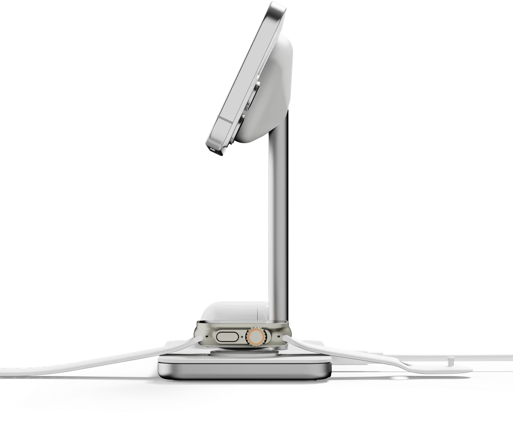 LINQ - 3in1 Qi2 belaidis įkrovimo stovas