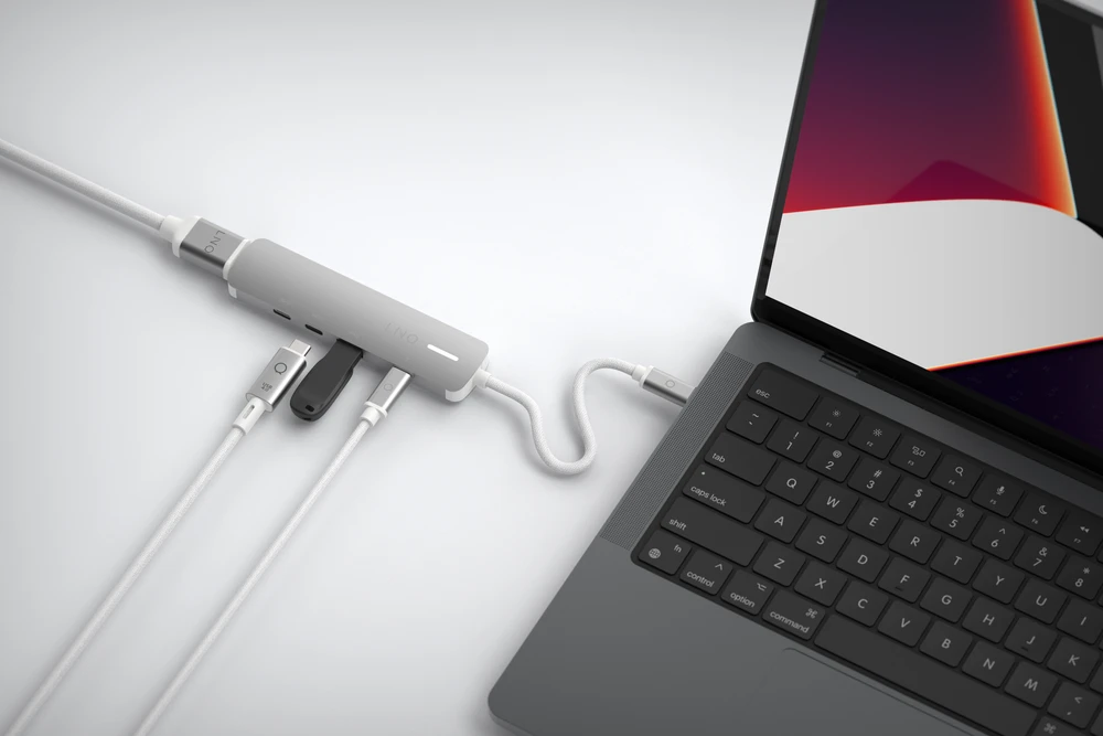 LINQ - 5in1 PRO 140W USB-C daugiaprievadis šakotuvas