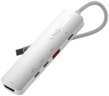 LINQ - 5in1 PRO 140W USB-C daugiaprievadis šakotuvas