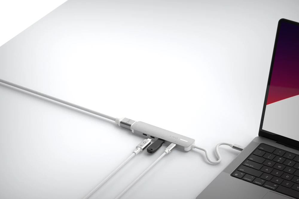 LINQ - 5in1 PRO 140W USB-C daugiaprievadis šakotuvas