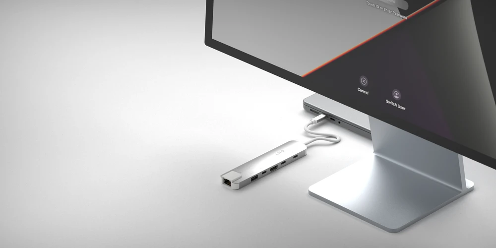LINQ - 6in1 PRO 140W USB-C daugiaprievadis šakotuvas