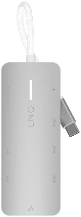 LINQ - 8in1 8K PRO 140W USB-C daugiaprievadis šakotuvas
