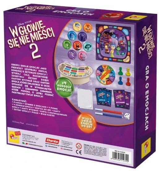 Lisciani Emocijų nuotykis: Inside Out 2 stalo žaidimas