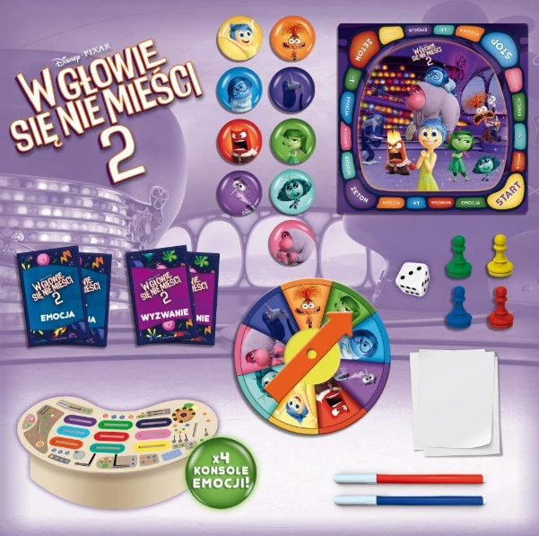 Lisciani Emocijų nuotykis: Inside Out 2 stalo žaidimas