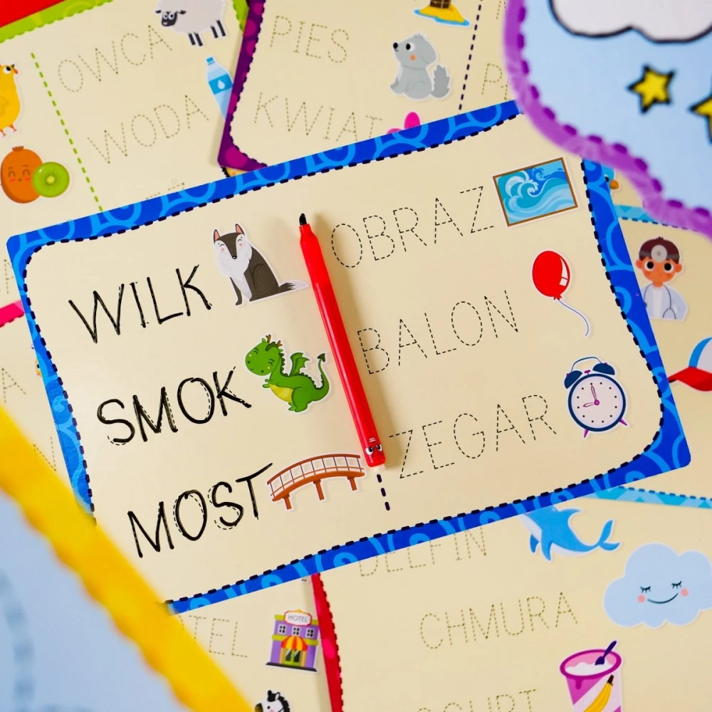 Lisciani Montessori rašymo mokymo rinkinys su 18 lentelių