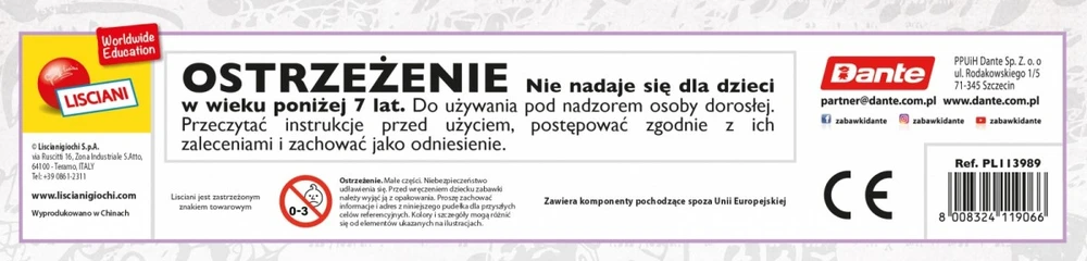 Lisciani Rinkinys Slumi rinkinys - minkšti rašikliai