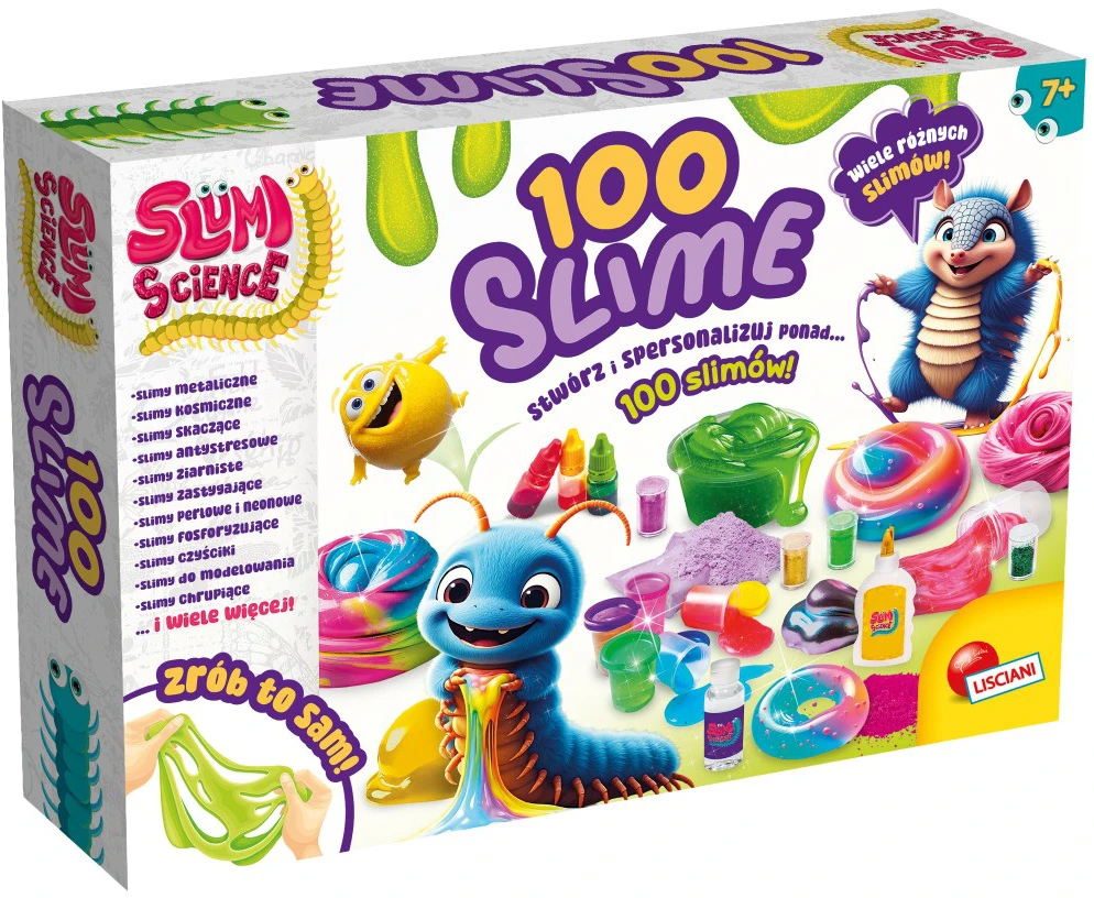 Lisciani Rinkinys „Slumi“ mokslo rinkinys – 100 gleivių