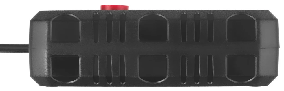 „Maclean“ maitinimo lizdas, ilgintuvas, 2 lizdai + 3xUSB, 110-240V AC 50/60Hz, 2.1A max 2500W, 3 m, juodas, MCE388 B