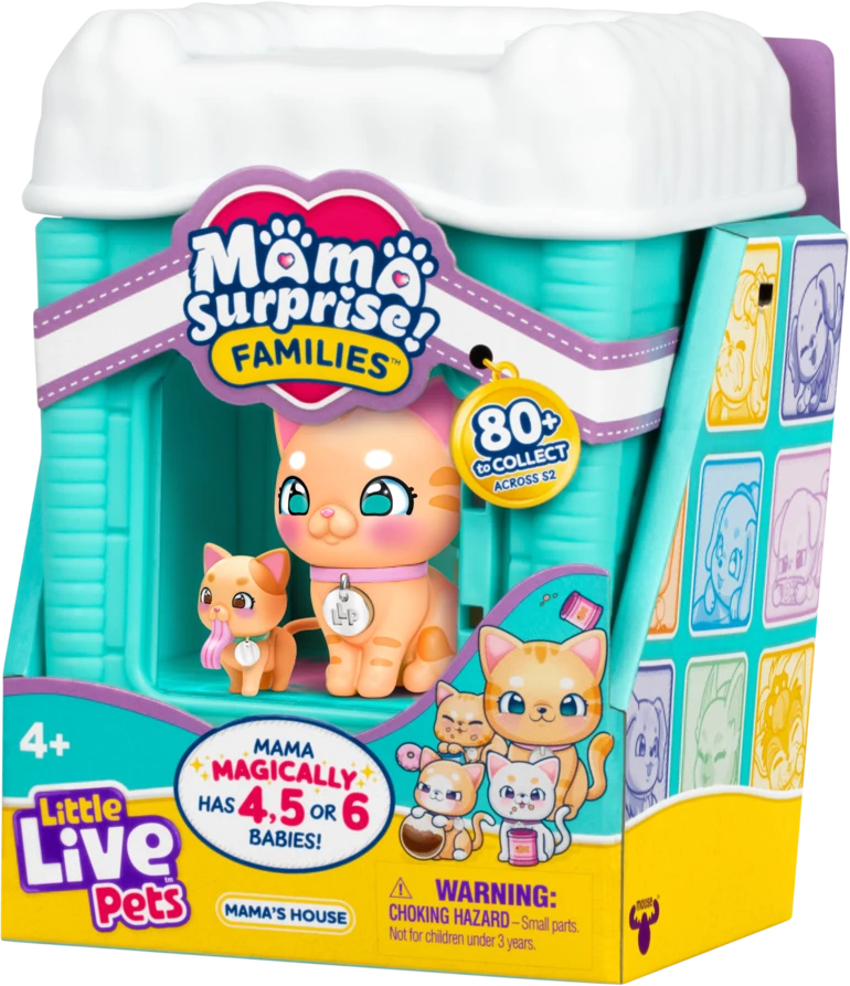 Little Live Pets - Mama Surprise Šeima Mamos Namai S2 (26710P)