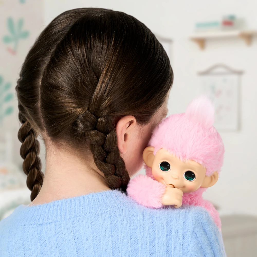 Little Live Pets - Mano mažylė mini beždžionėlė rožinė citrinžolė (26764)