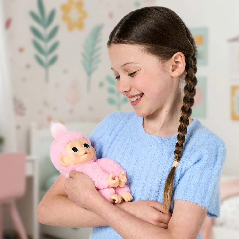 Little Live Pets - Mano mažylė mini beždžionėlė rožinė citrinžolė (26764)