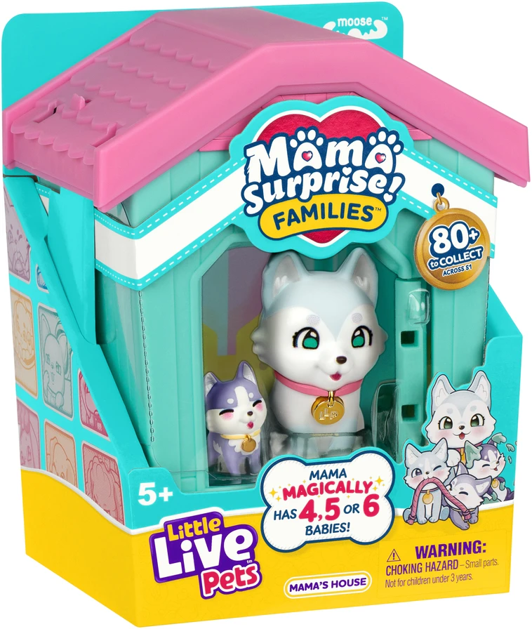 Little Live Pets „Maži gyvi augintiniai“ – „Mama siurprizų šeimos“ – „Mamos namai“ (26659)