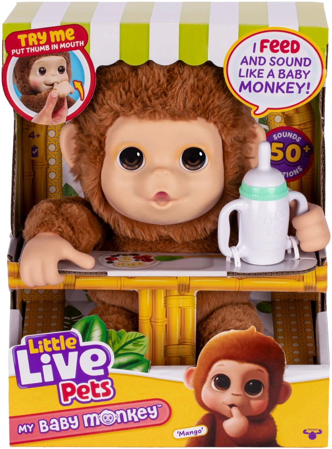 LITTLE LIVE PETS Interaktyvi bezdžionėlė
