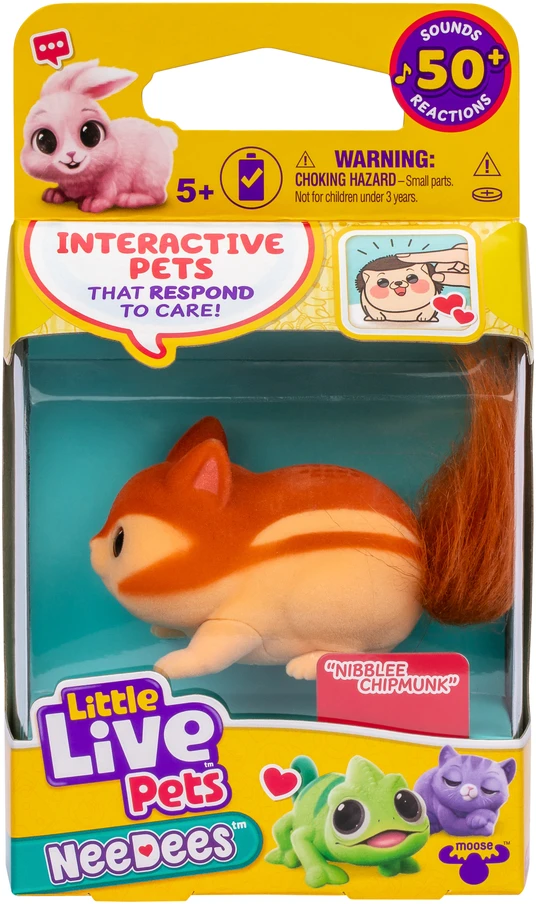 Moose Žaislas Little Live Pets NeeDees Chippee 26653
