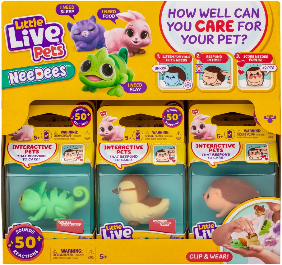 Moose Žaislas Little Live Pets NeeDees Chippee 26653