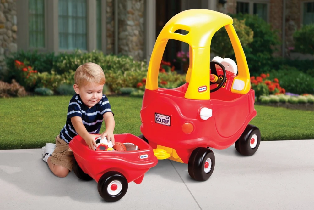 Little Tikes Raudona jauki kupė priekaba