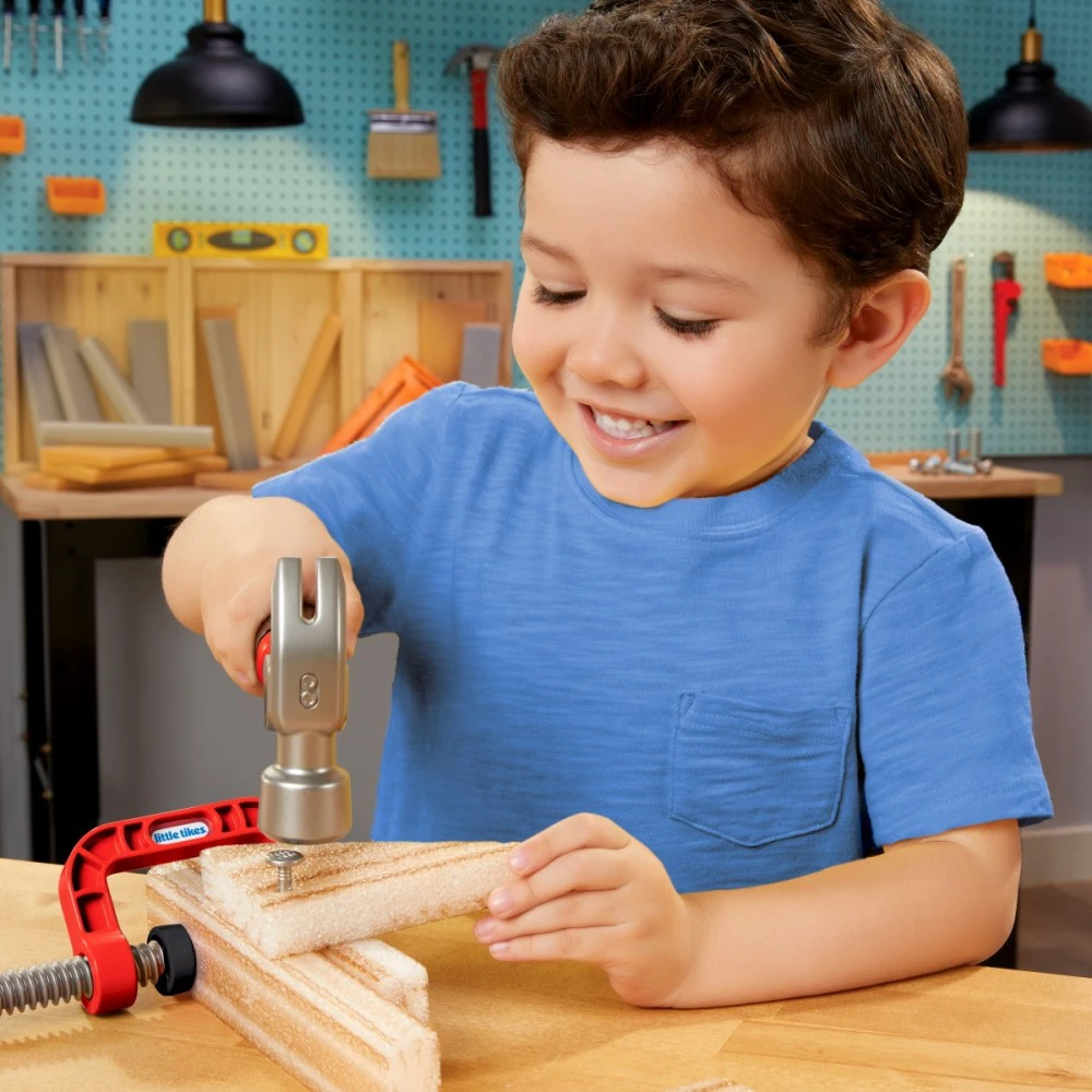 Little Tikes Rinkinys kūrybingas konstruktorius plaktukas ir vinys