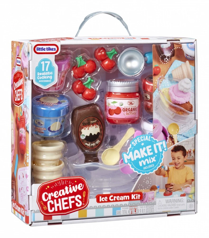 Little Tikes 639661-EUC „Creative Chefs“ ledo kreminio kepimo rinkinys