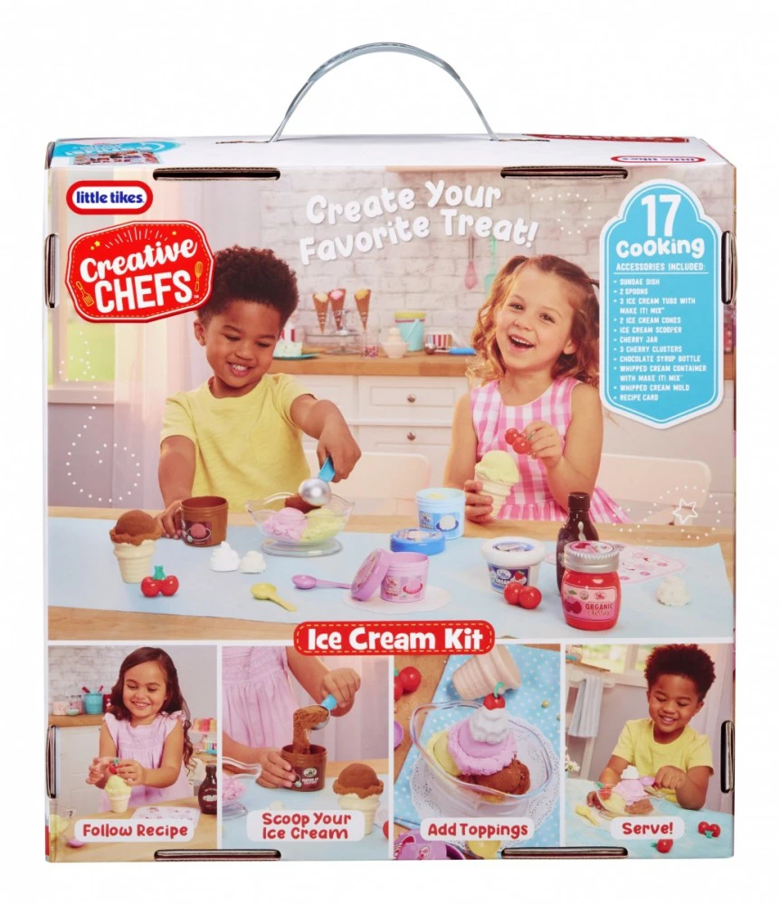 Little Tikes 639661-EUC „Creative Chefs“ ledo kreminio kepimo rinkinys