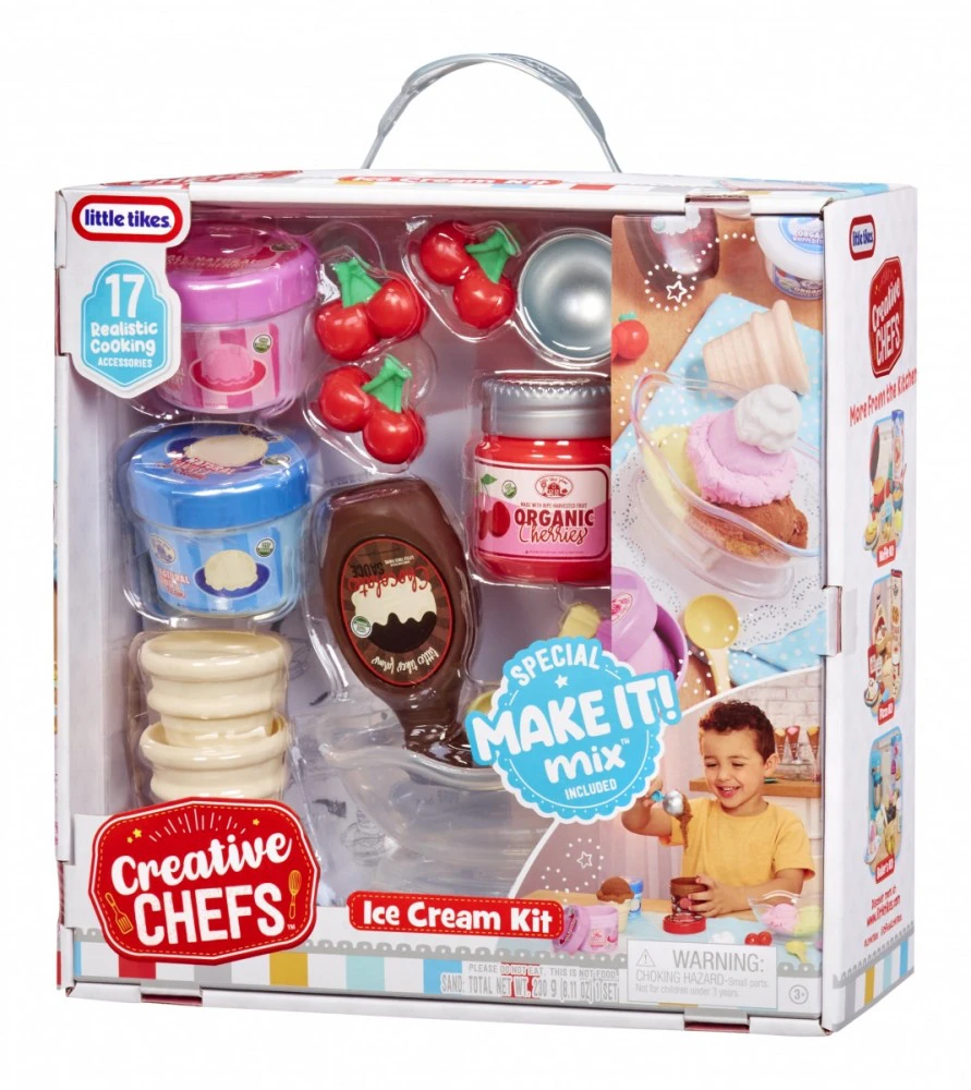 Little Tikes 639661-EUC „Creative Chefs“ ledo kreminio kepimo rinkinys