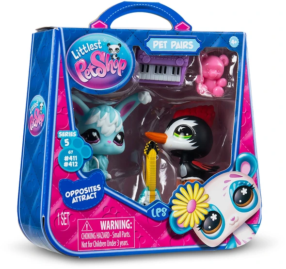 Littlest Petshop Littlest Pet Shop - Augintinių poros, asortimentas S5 (01040)
